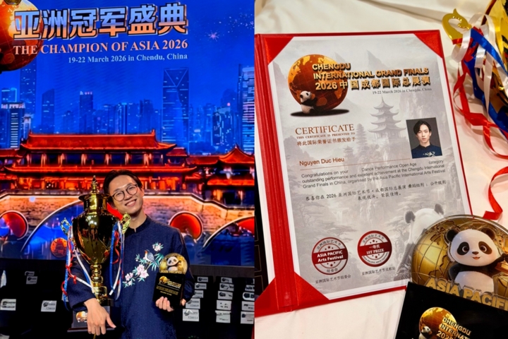 Vietnamese ballet dancer claims top prize at Asia-Pacific Arts Festival